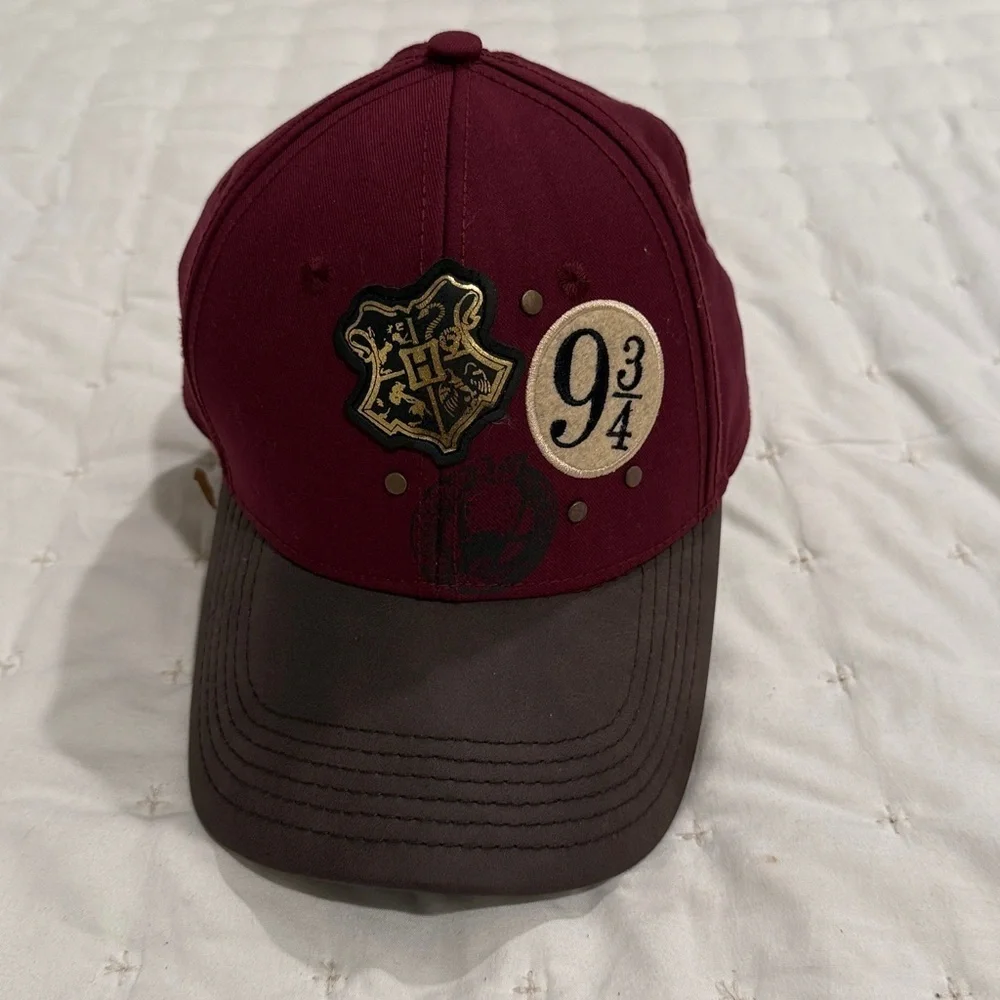 Harry Potter Hat Hogwarts Express Platform Adjustable Ball Cap Movie *